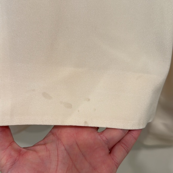 REBECCA MINKOFF Silk Bolero / Blazer Jacket in Cream sz 8 - Picture 12 of 14